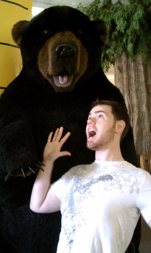 Kevin with bear